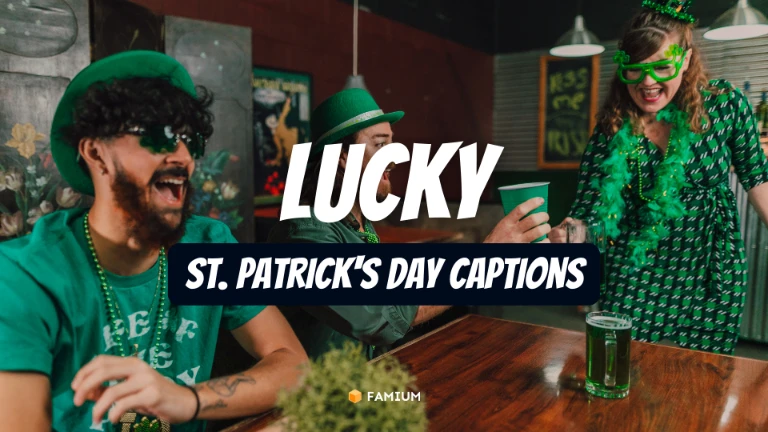 Lucky St. Patrick's Day Captions for Instagram